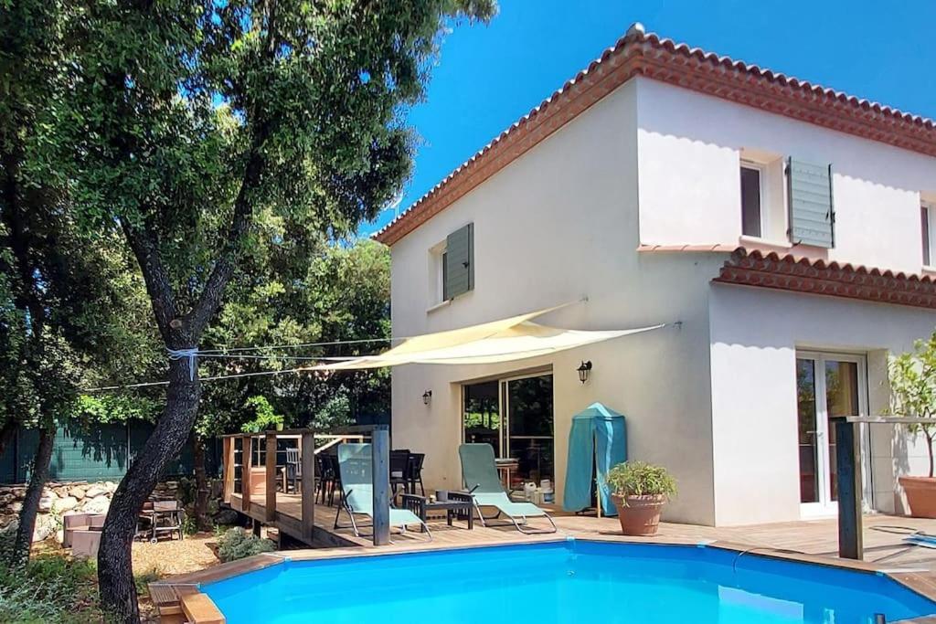 Villa Garrigue - Piscine, Parking, Maison Entiere Beaulieu  Ngoại thất bức ảnh