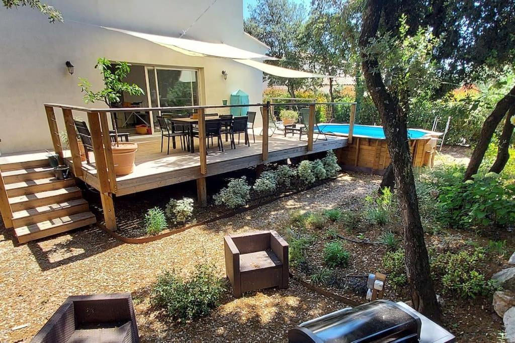 Villa Garrigue - Piscine, Parking, Maison Entiere Beaulieu  Ngoại thất bức ảnh